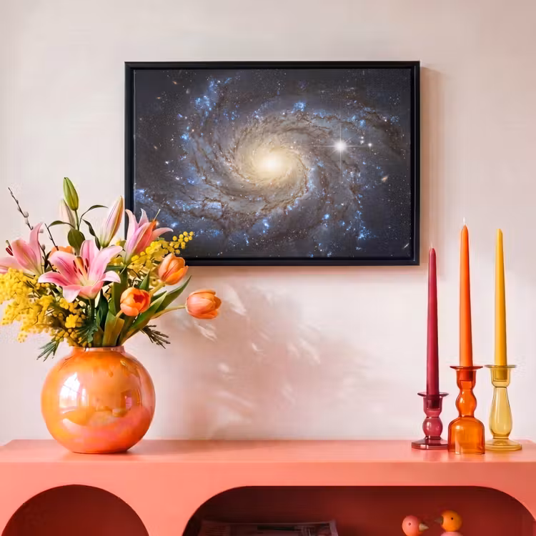Canvas met lijst - Kosmos - Sterrenstelsel - Donker — 4