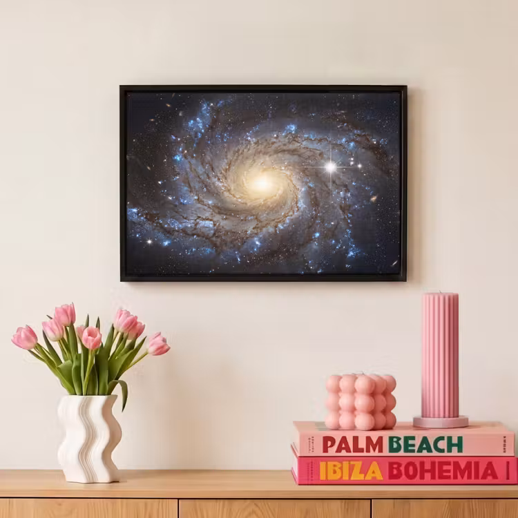 Canvas met lijst - Kosmos - Sterrenstelsel - Donker — 8