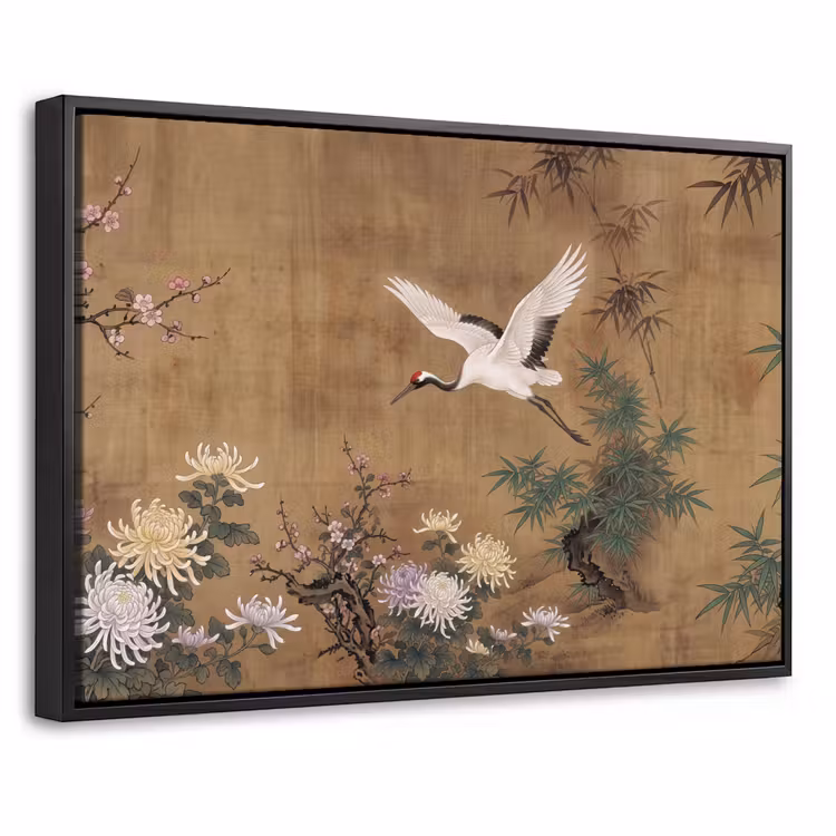 Canvas met lijst - Oosters - Elegant - Kleurrijk — 1