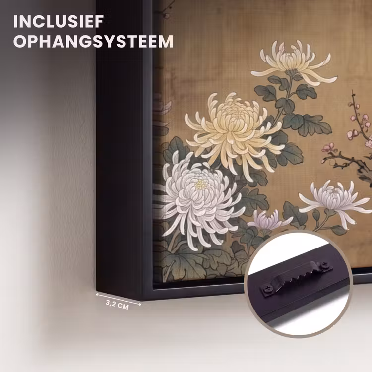 Canvas met lijst - Oosters - Elegant - Kleurrijk — 3