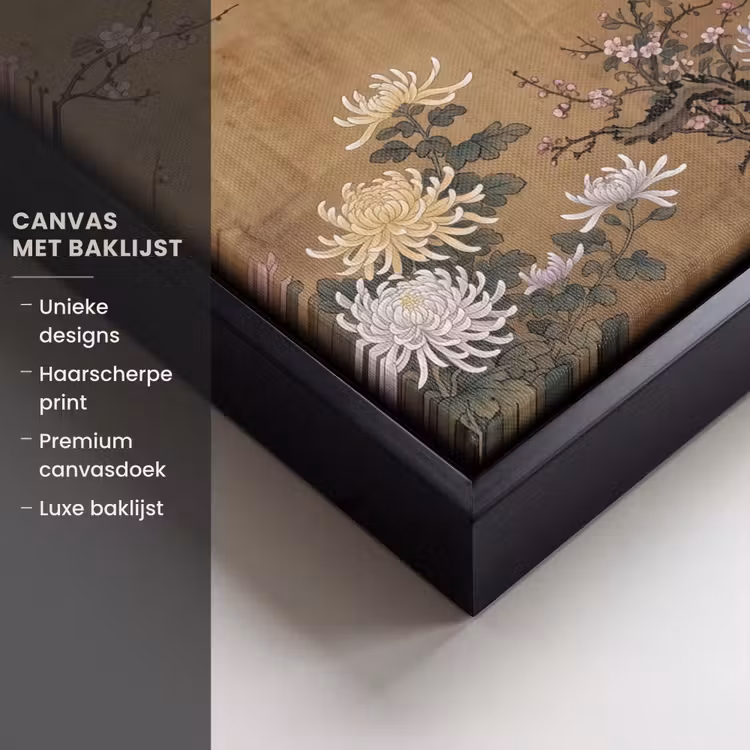 Canvas met lijst - Oosters - Elegant - Kleurrijk — 5