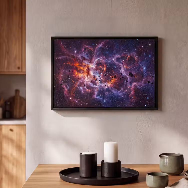 Canvas met lijst - Space - Stars - Abstract - Colorful — 2