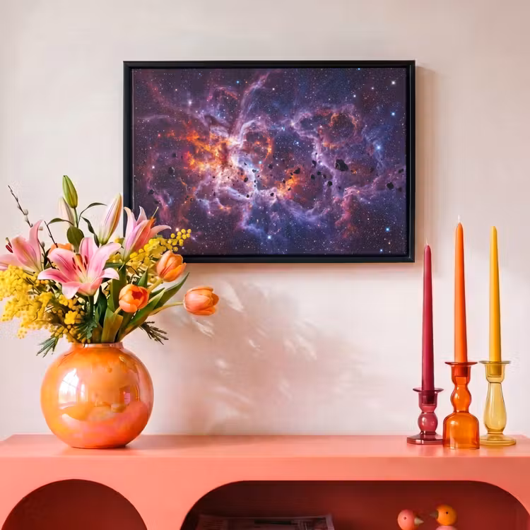 Canvas met lijst - Space - Stars - Abstract - Colorful — 4