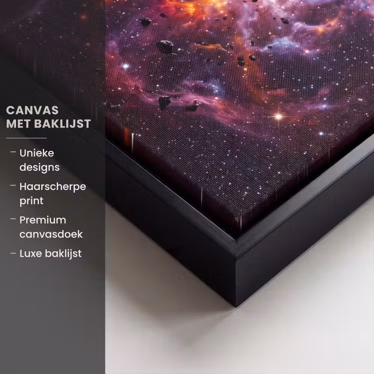 Canvas met lijst - Space - Stars - Abstract - Colorful — 5