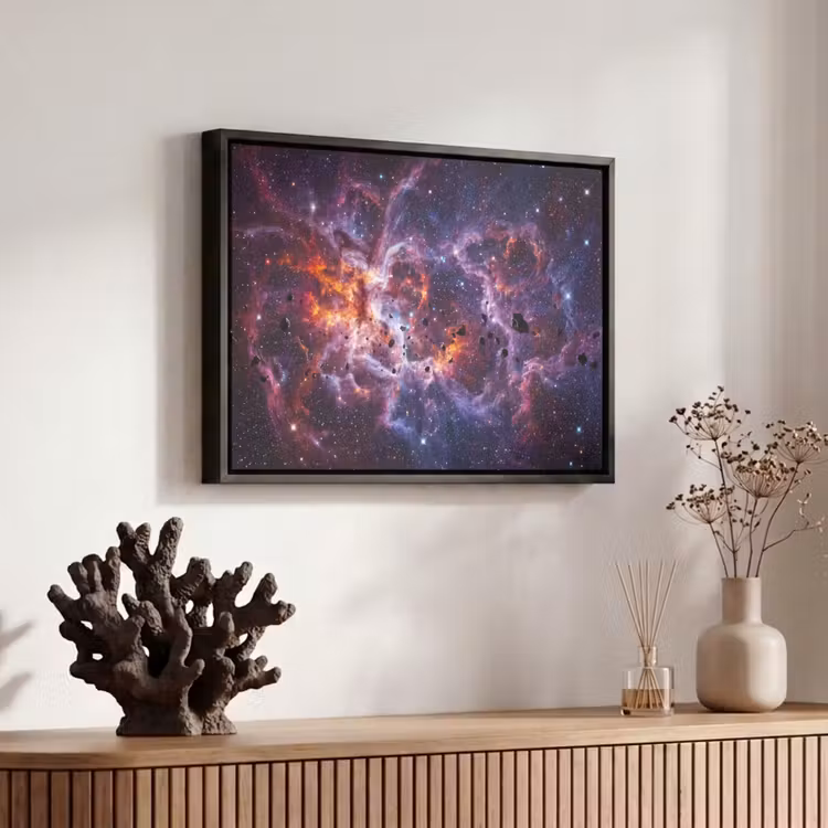 Canvas met lijst - Space - Stars - Abstract - Colorful — 6