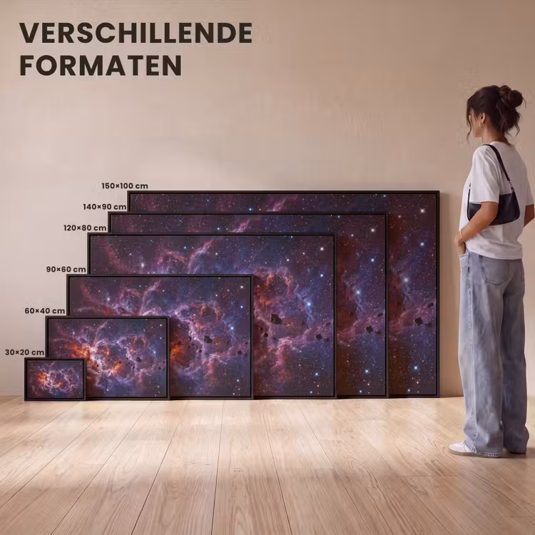 Canvas met lijst - Space - Stars - Abstract - Colorful — 7