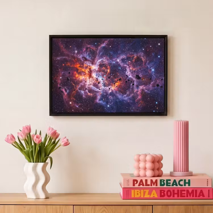 Canvas met lijst - Space - Stars - Abstract - Colorful — 8