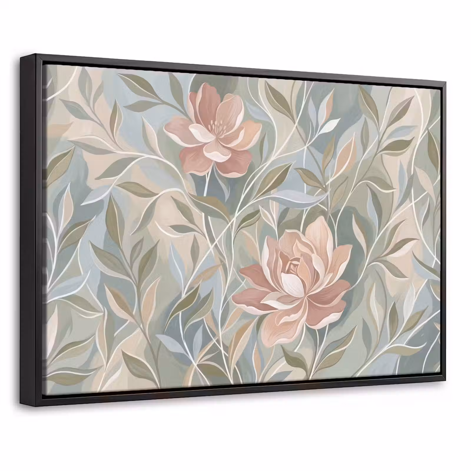 Canvas met lijst - Elegant - Romantiek - Roze — 1