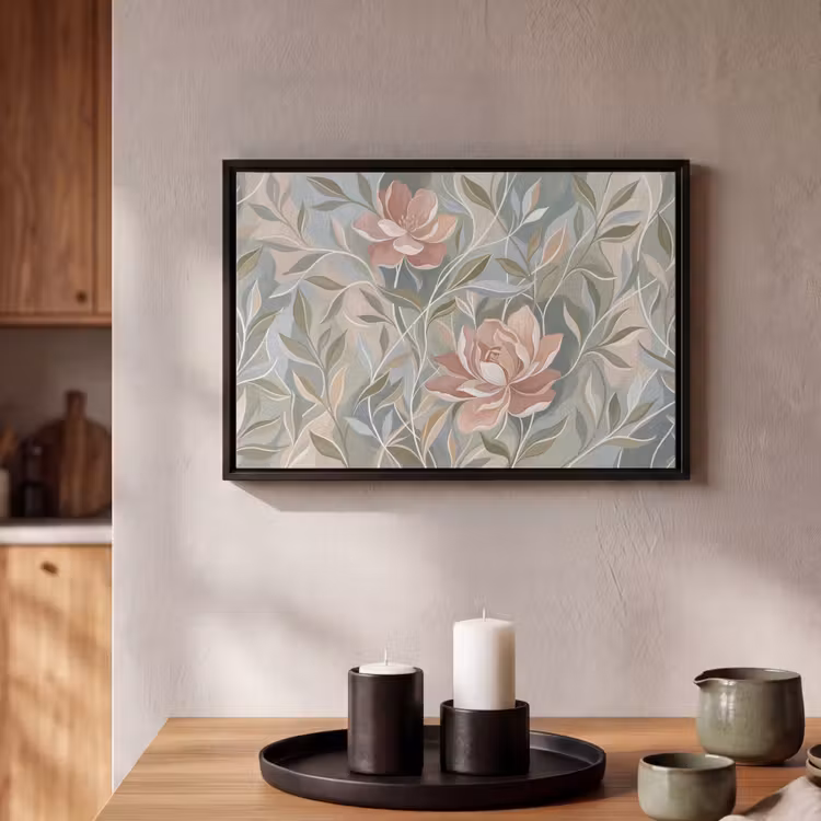 Canvas met lijst - Elegant - Romantiek - Roze — 2