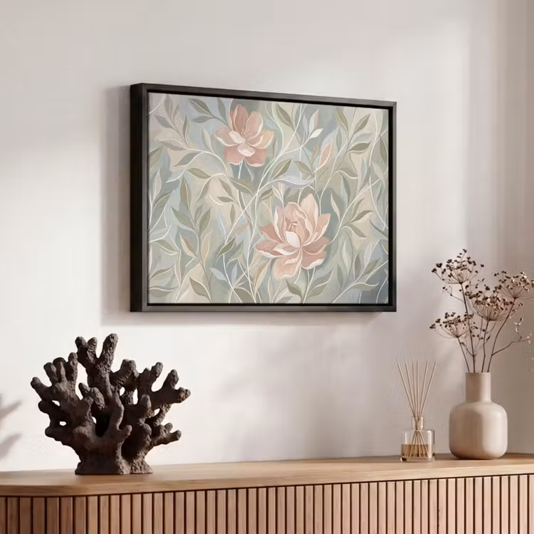Canvas met lijst - Elegant - Romantiek - Roze — 6