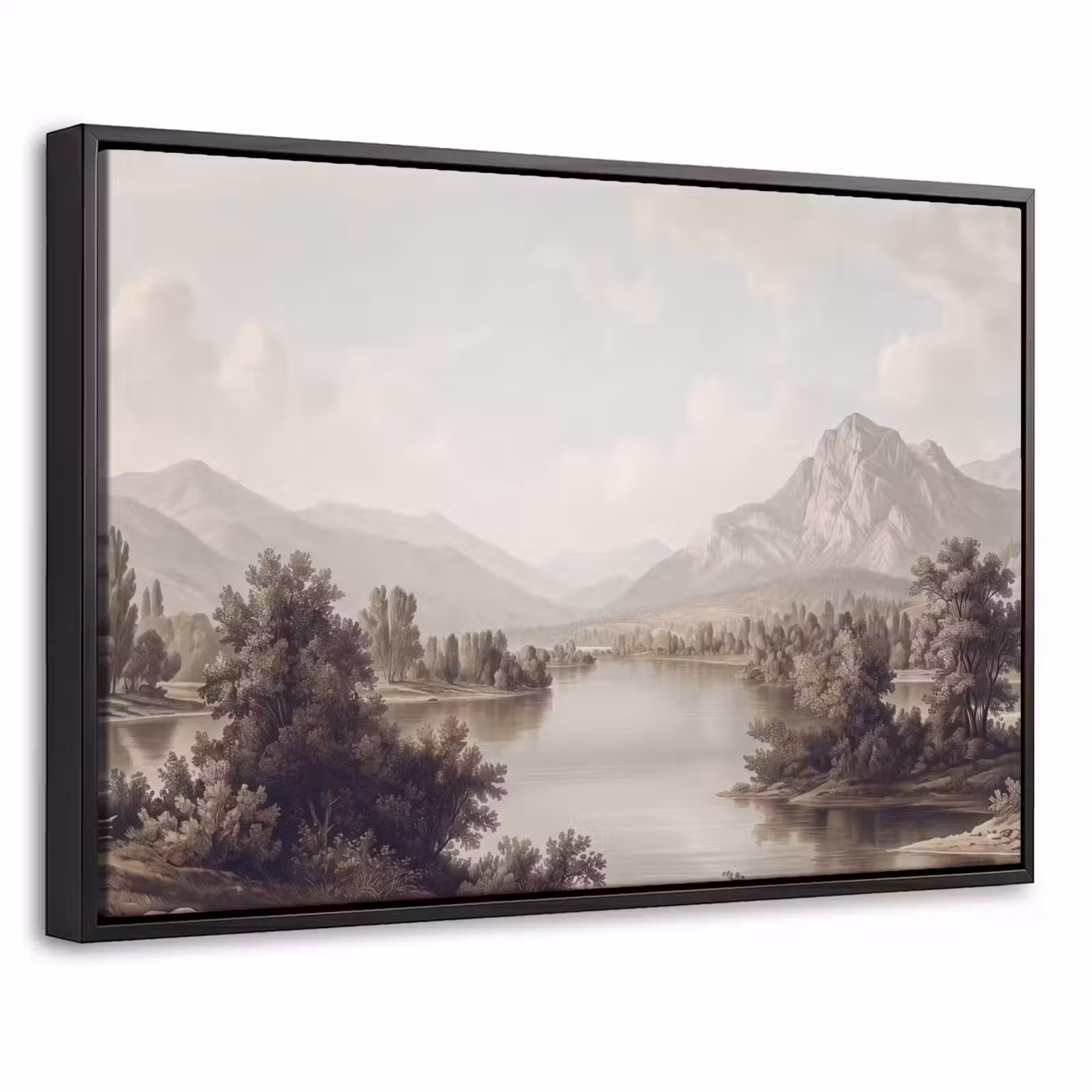 Canvas met lijst - Klassiek - Landschap - Sereen — 1