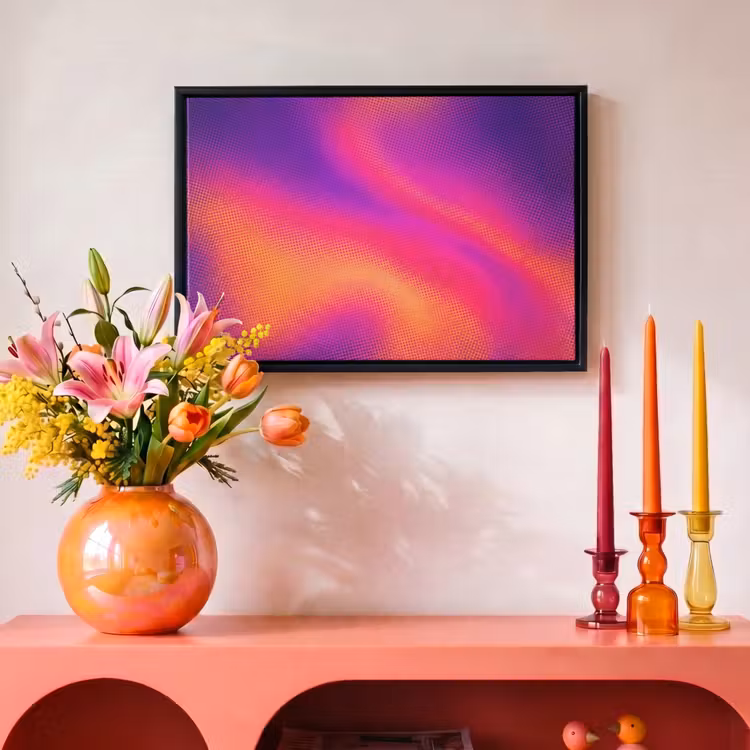 Canvas met lijst - Abstract - Patroon - Kleurverloop — 4
