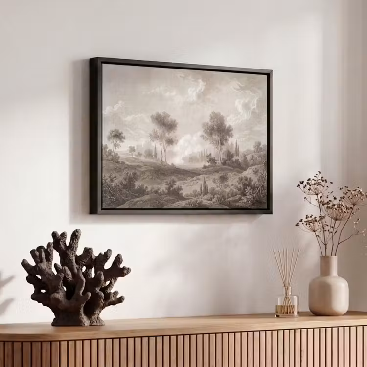 Canvas met lijst - Klassiek - Landschap - Neutraal — 6