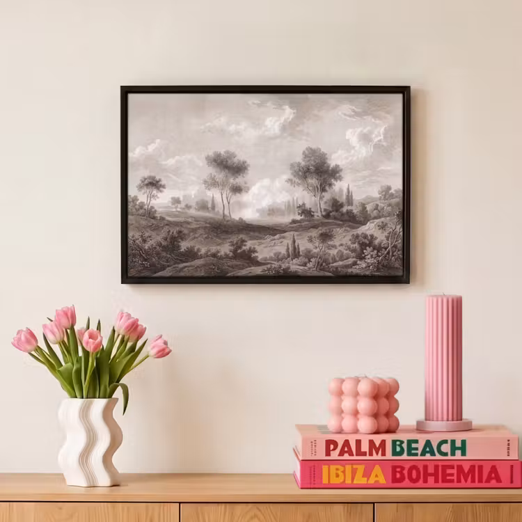 Canvas met lijst - Klassiek - Landschap - Neutraal — 8