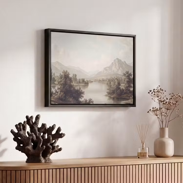 Canvas met lijst - Klassiek - Landschap - Sereen — 6