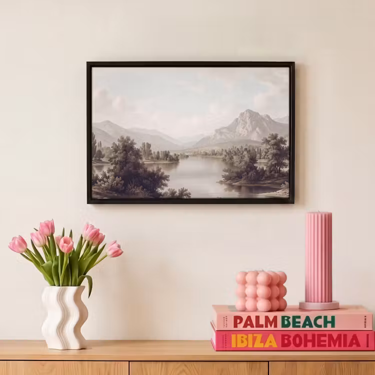 Canvas met lijst - Klassiek - Landschap - Sereen — 8