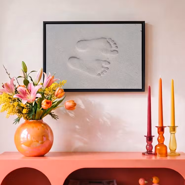 Canvas met lijst - Voeten - Afdrukken - Zand — 4