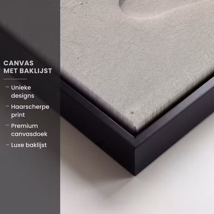 Canvas met lijst - Voeten - Afdrukken - Zand — 5