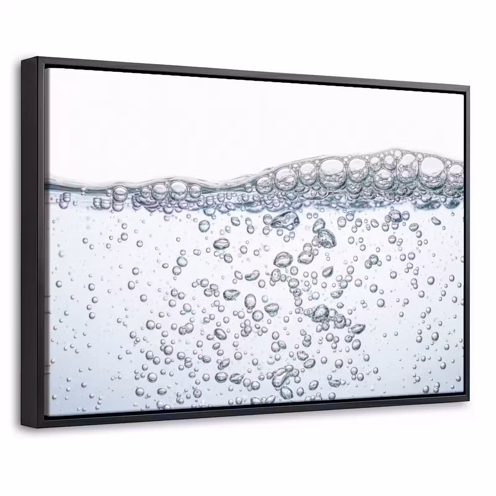 Canvas met lijst - Luchtbellen - Water - Dynamisch — 1
