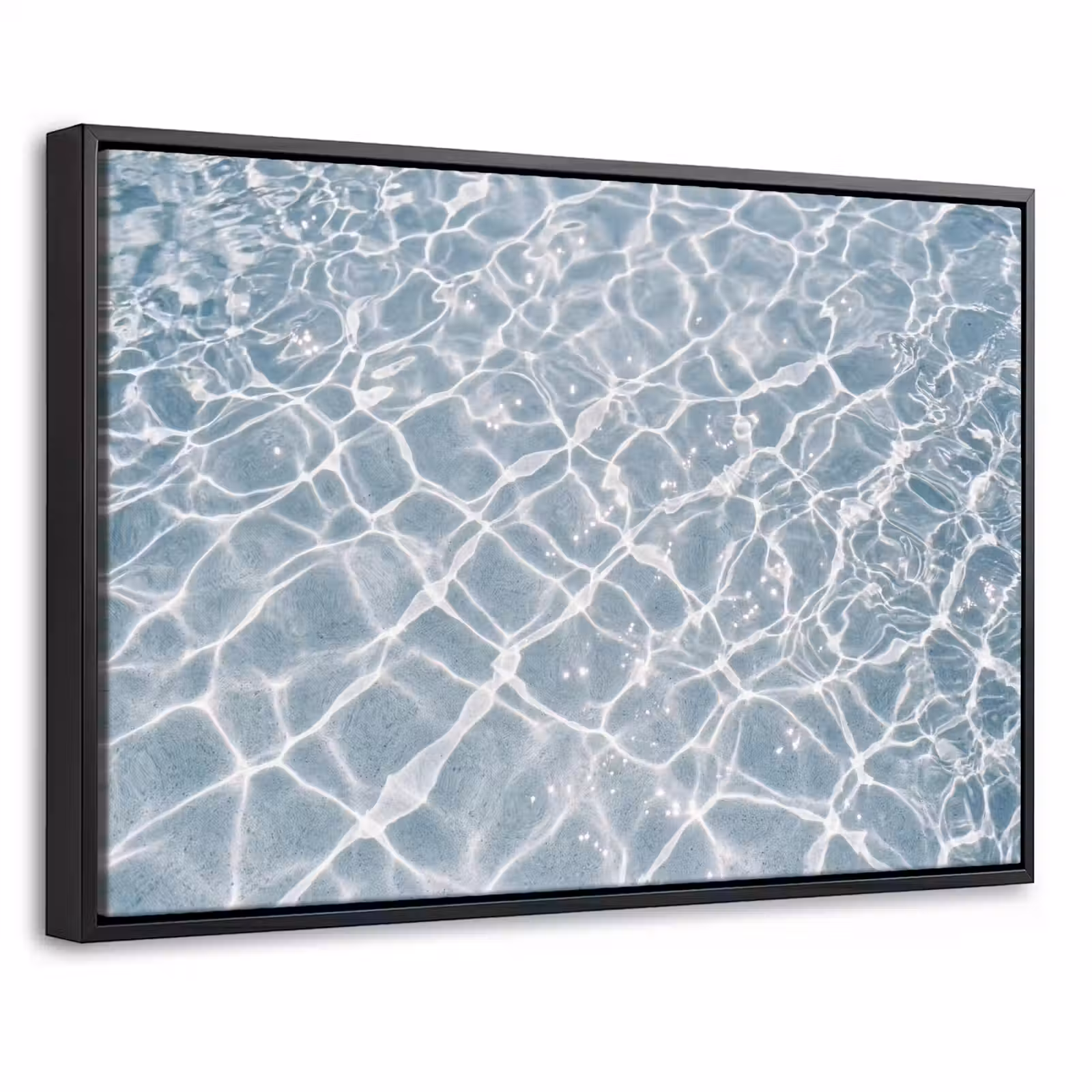 Canvas met lijst - Water - Reflectie - Zonlicht — 1