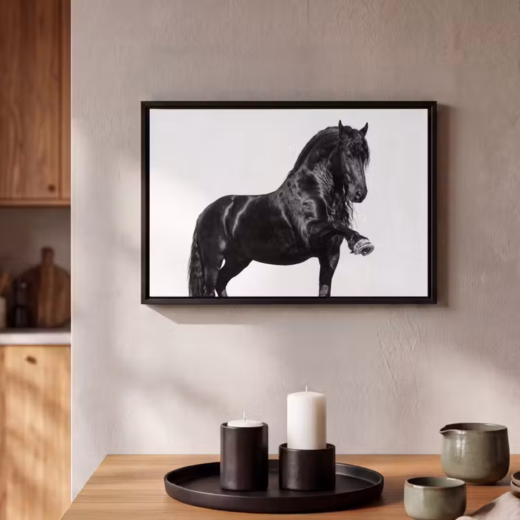 Canvas met lijst - Fries - Hengst - Modern — 2