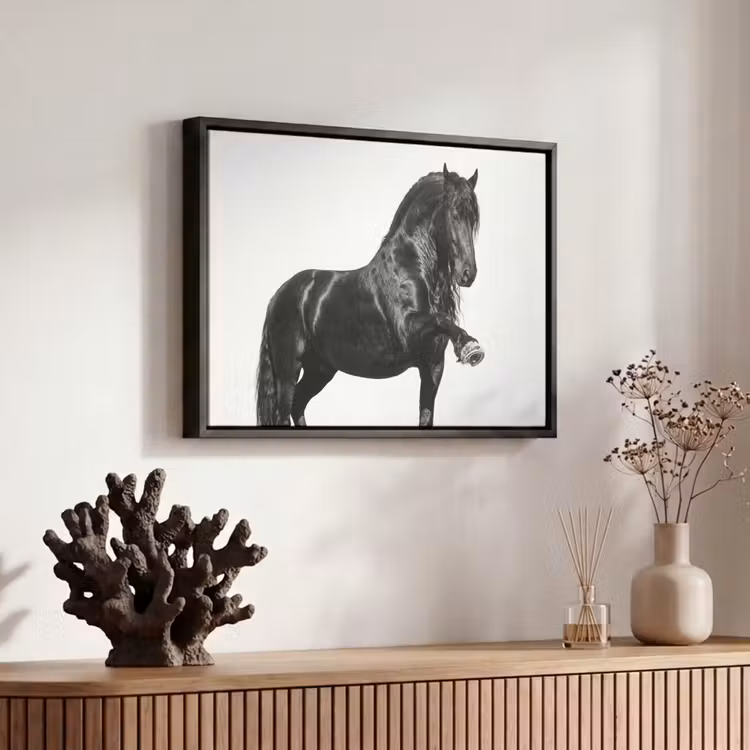 Canvas met lijst - Fries - Hengst - Modern — 6
