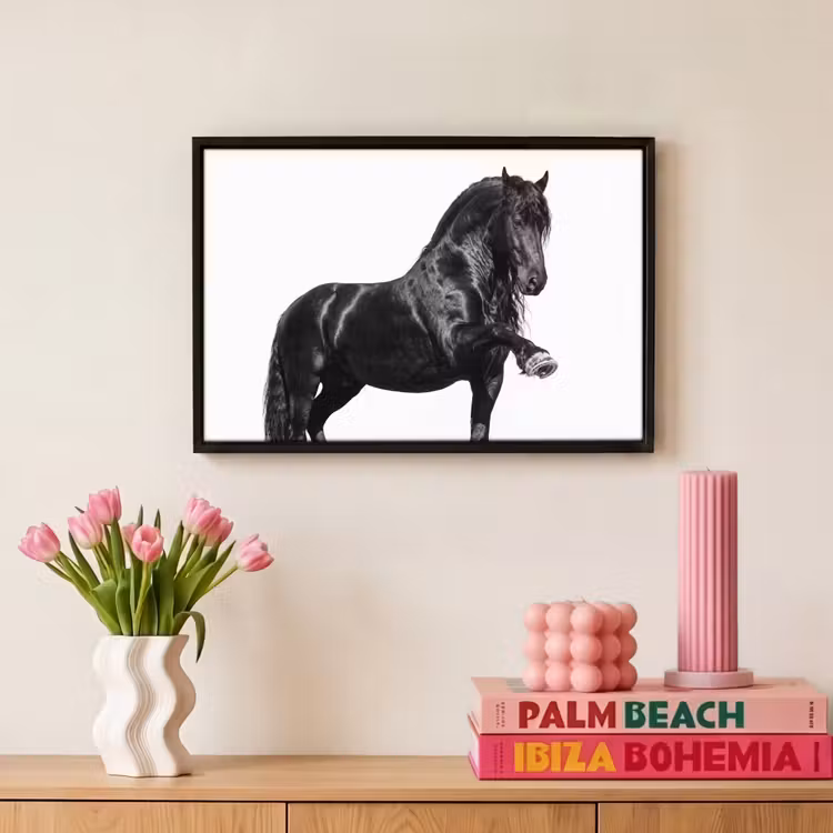 Canvas met lijst - Fries - Hengst - Modern — 8