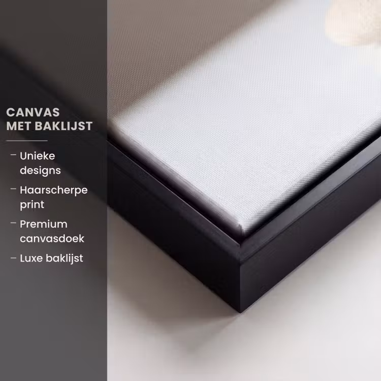 Canvas met lijst - Gestapelde - Stenen - Grijs — 5