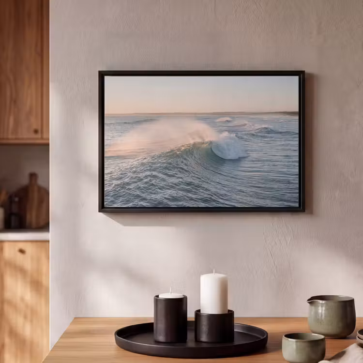Canvas met lijst - Golf - Zee - Water — 2