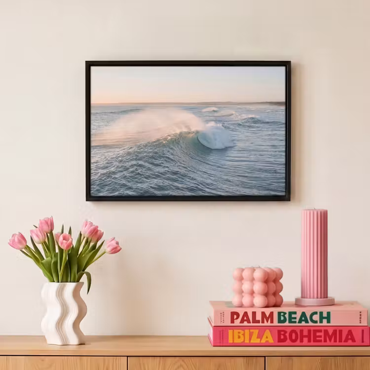 Canvas met lijst - Golf - Zee - Water — 8