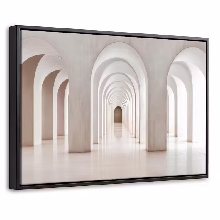 Canvas met lijst - Hal - Bogen - Symmetrisch - Modern — 1
