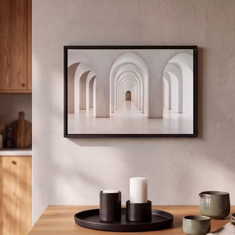 Canvas met lijst - Hal - Bogen - Symmetrisch - Modern — 2
