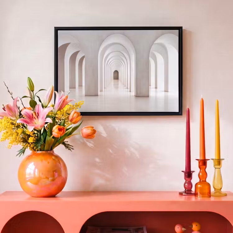 Canvas met lijst - Hal - Bogen - Symmetrisch - Modern — 4