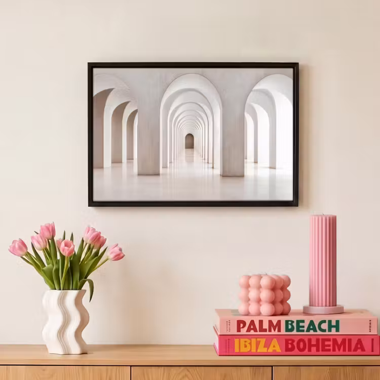Canvas met lijst - Hal - Bogen - Symmetrisch - Modern — 8