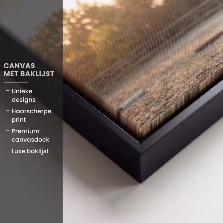 Canvas met lijst - Harmonie - Ruiter - Zon — 5
