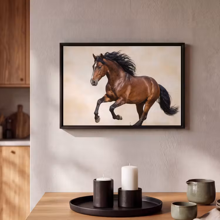 Canvas met lijst - Paard - Galop - Energie — 2