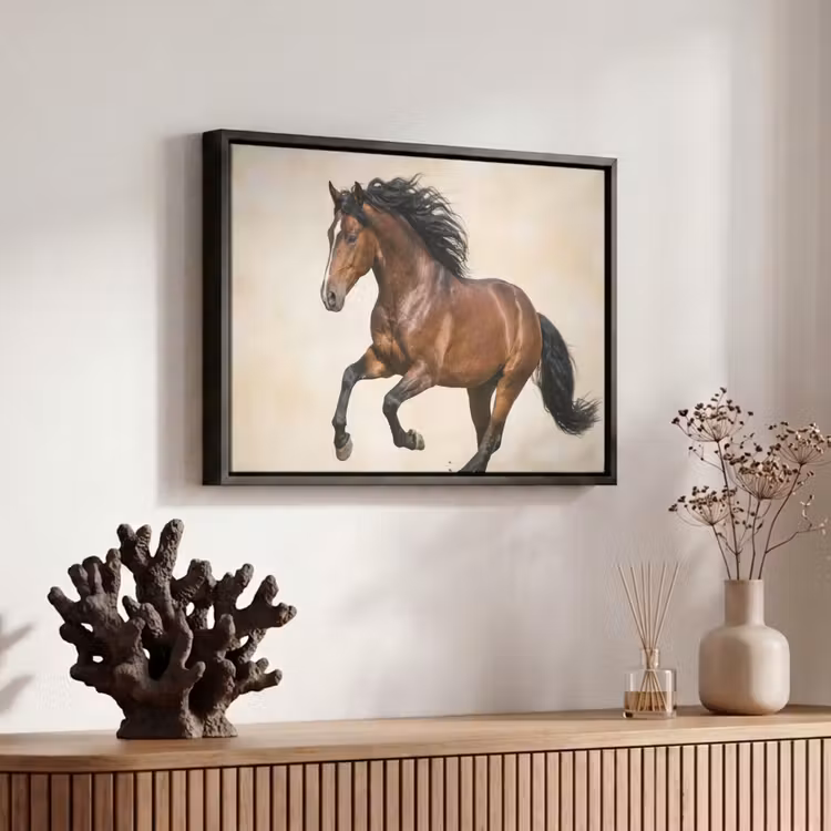 Canvas met lijst - Paard - Galop - Energie — 6