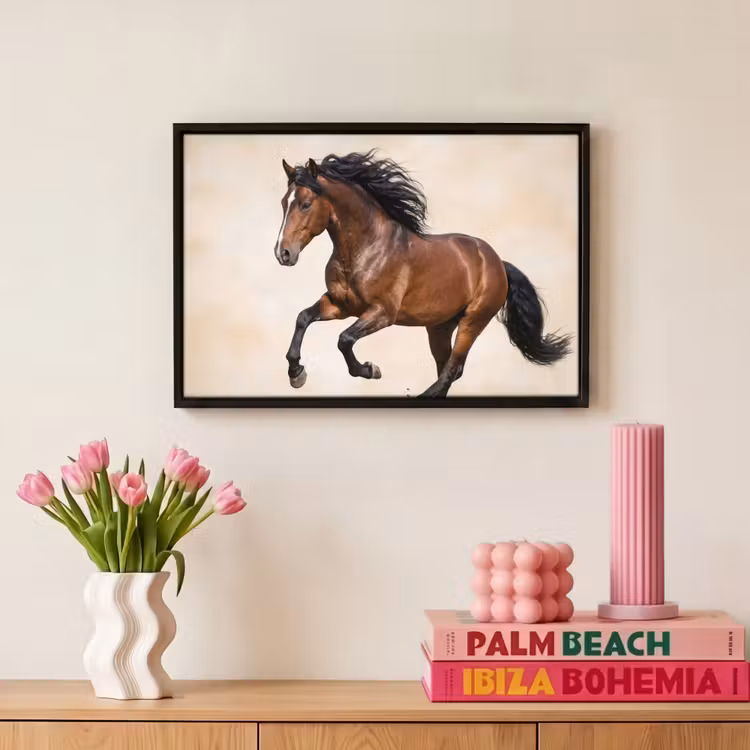 Canvas met lijst - Paard - Galop - Energie — 8