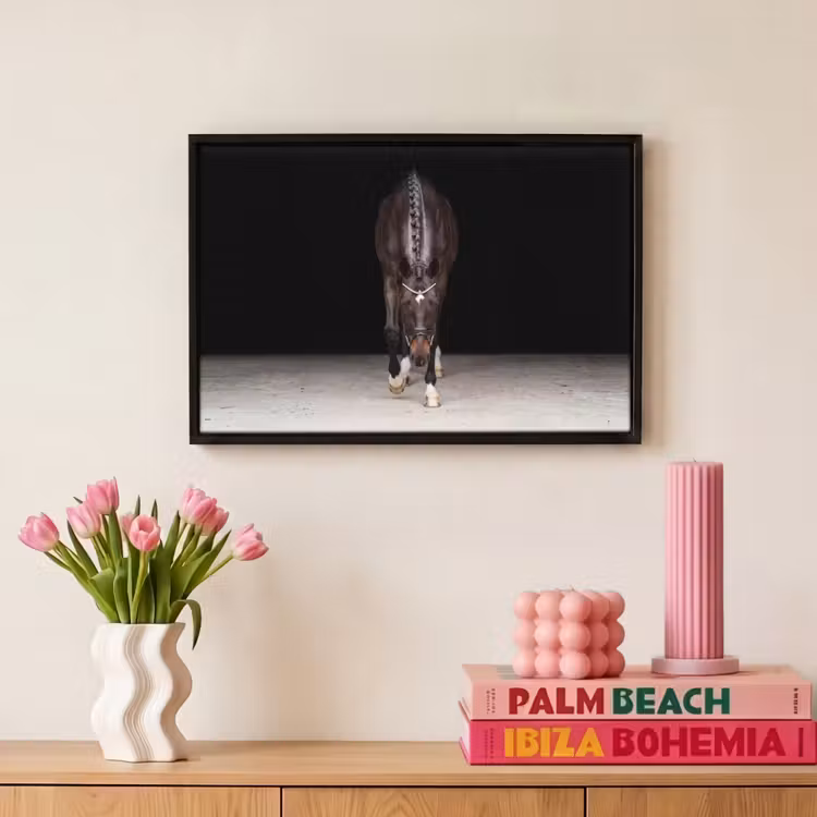 Canvas met lijst - Paard - Modern - Portret — 8