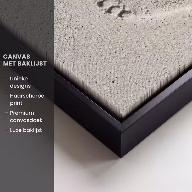 Canvas met lijst - Voeten - Zand - Zee — 5