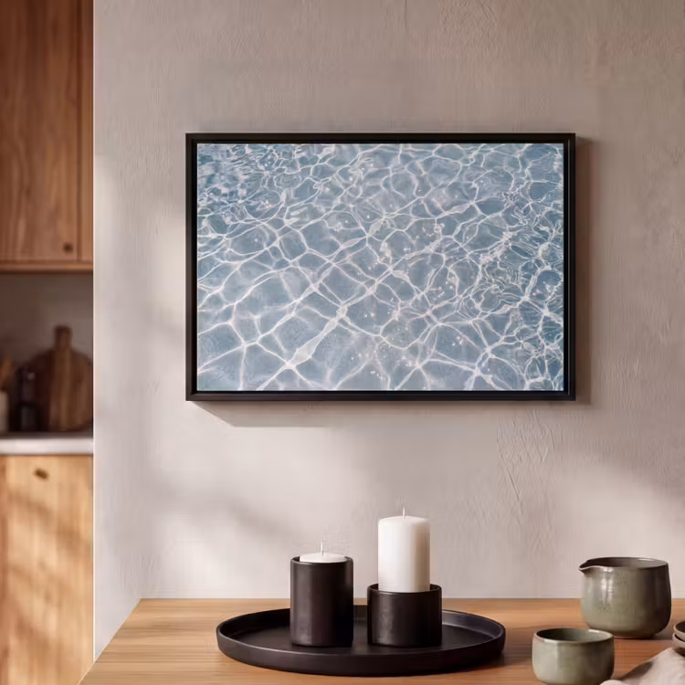 Canvas met lijst - Water - Reflectie - Zonlicht — 2
