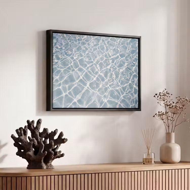 Canvas met lijst - Water - Reflectie - Zonlicht — 6