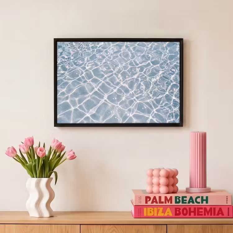 Canvas met lijst - Water - Reflectie - Zonlicht — 8