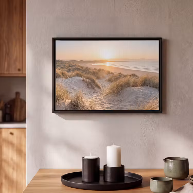 Canvas met lijst - Duinen - Strand - Zee — 2