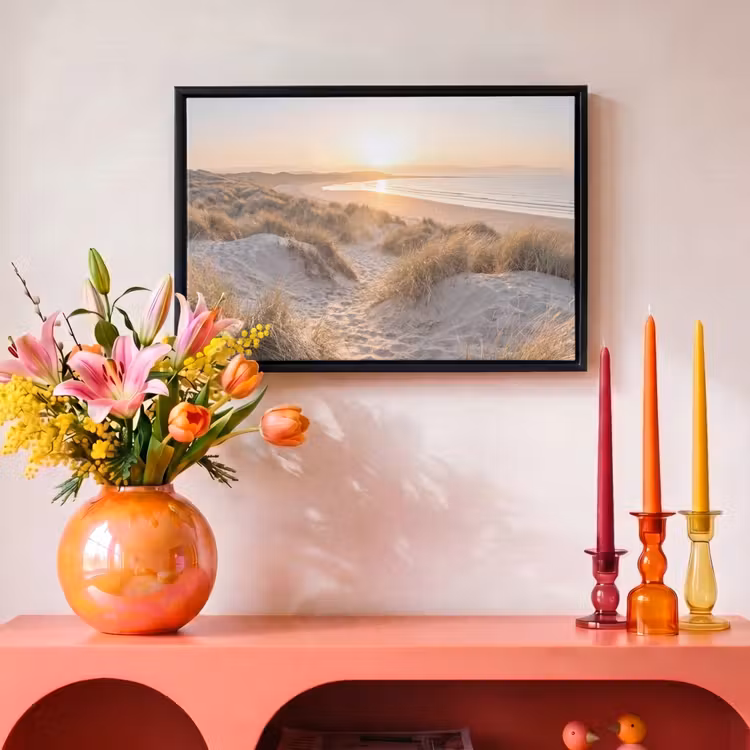 Canvas met lijst - Duinen - Strand - Zee — 4