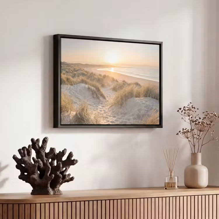 Canvas met lijst - Duinen - Strand - Zee — 6
