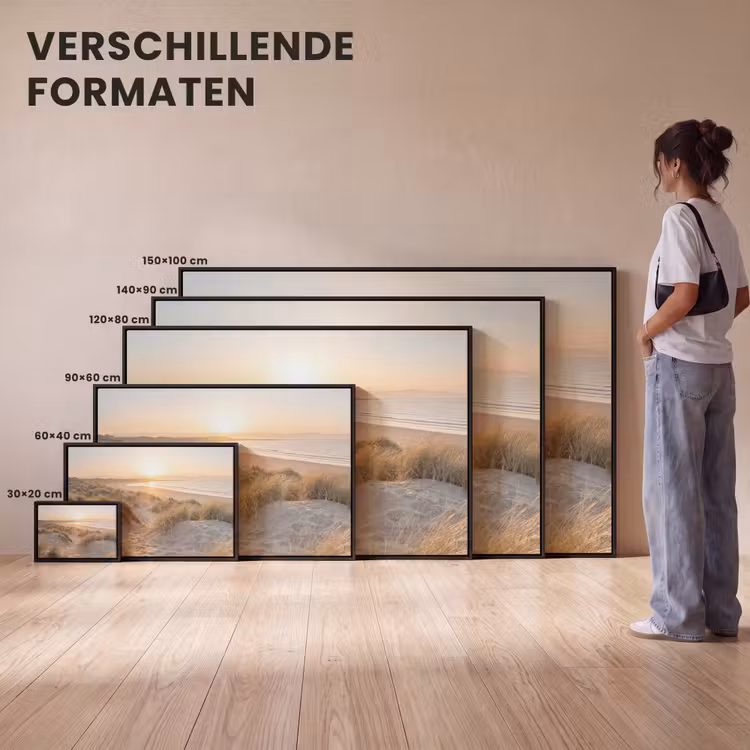 Canvas met lijst - Duinen - Strand - Zee — 7