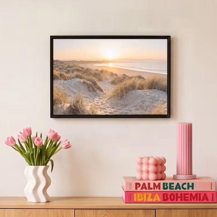 Canvas met lijst - Duinen - Strand - Zee — 8