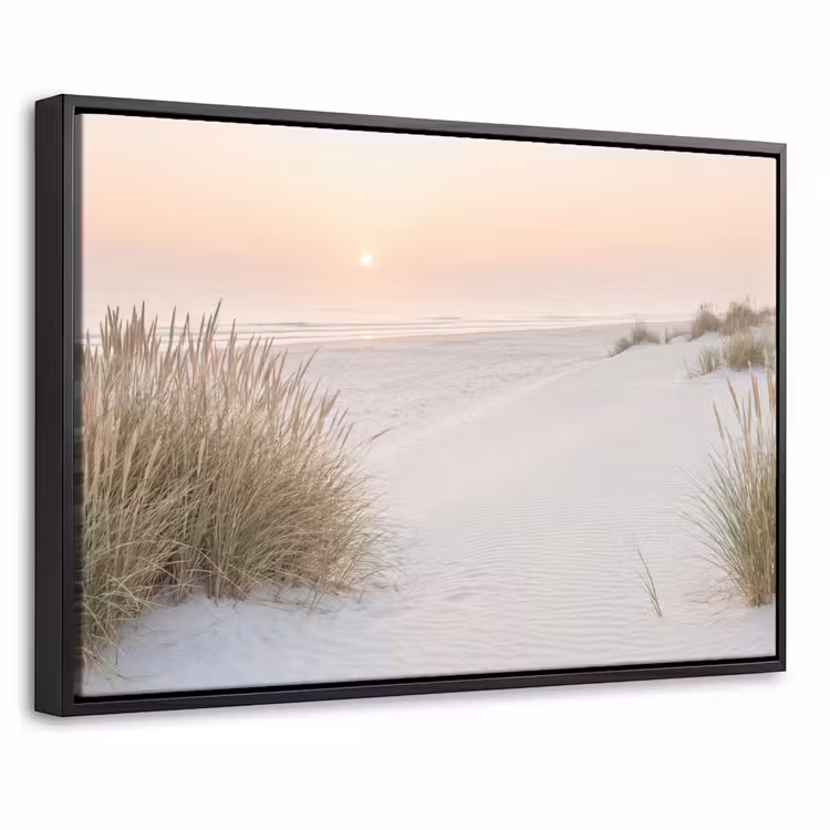 Canvas met lijst - Horizon - Duinlandschap - Zand — 1