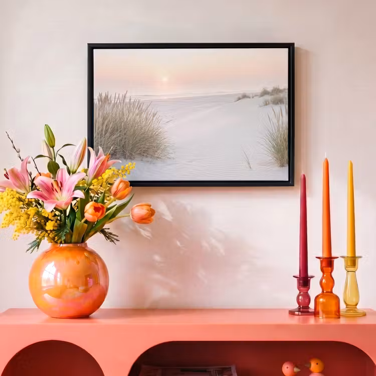 Canvas met lijst - Horizon - Duinlandschap - Zand — 4